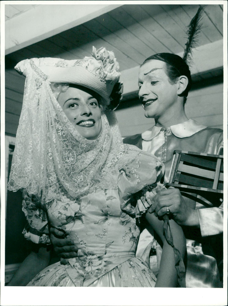 Solveig Lagström och Curt Masreliez - Vintage Photograph