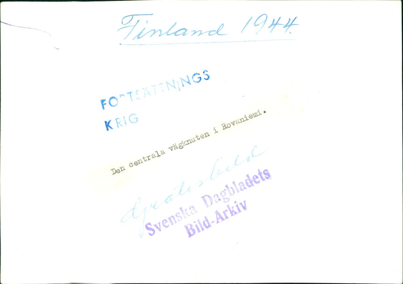 Rovaniemi, Finland - Vintage Photograph