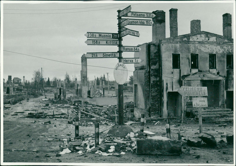 Rovaniemi, Finland - Vintage Photograph
