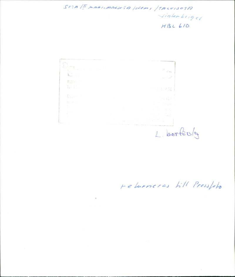 The Winter War - Vintage Photograph