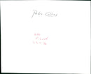 Peter Collins - Vintage Photograph