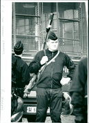 CRS Policeman - Vintage Photograph