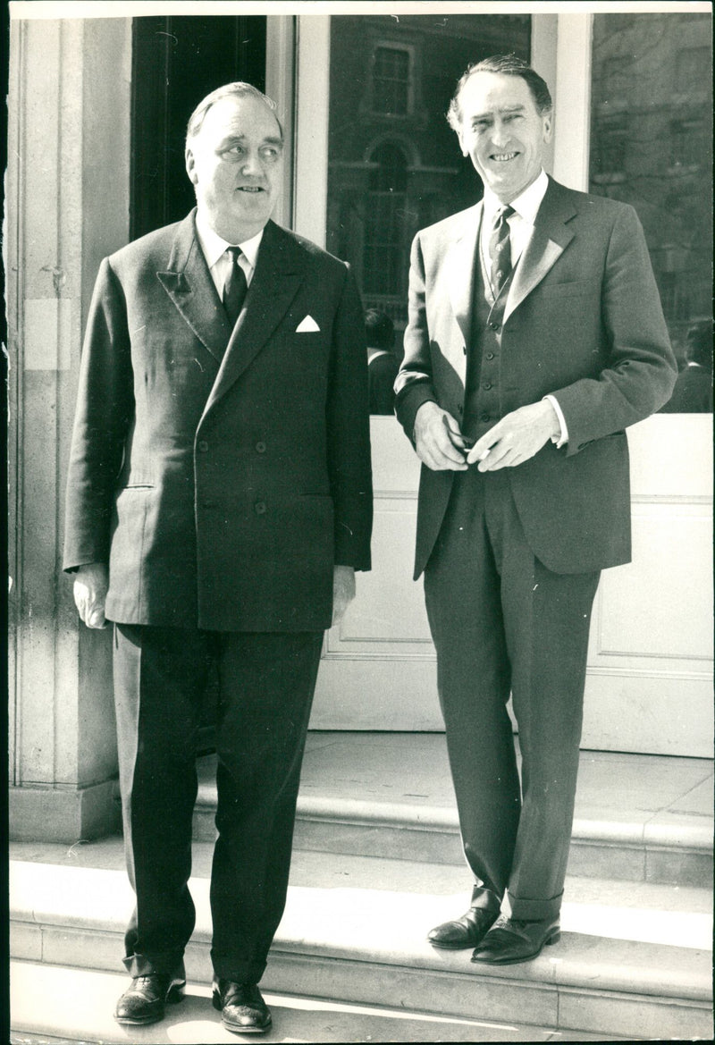 William Whitelaw with Robin Chichester-Clark - Vintage Photograph