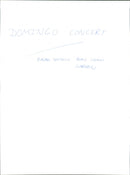 Domingo Concert - Vintage Photograph