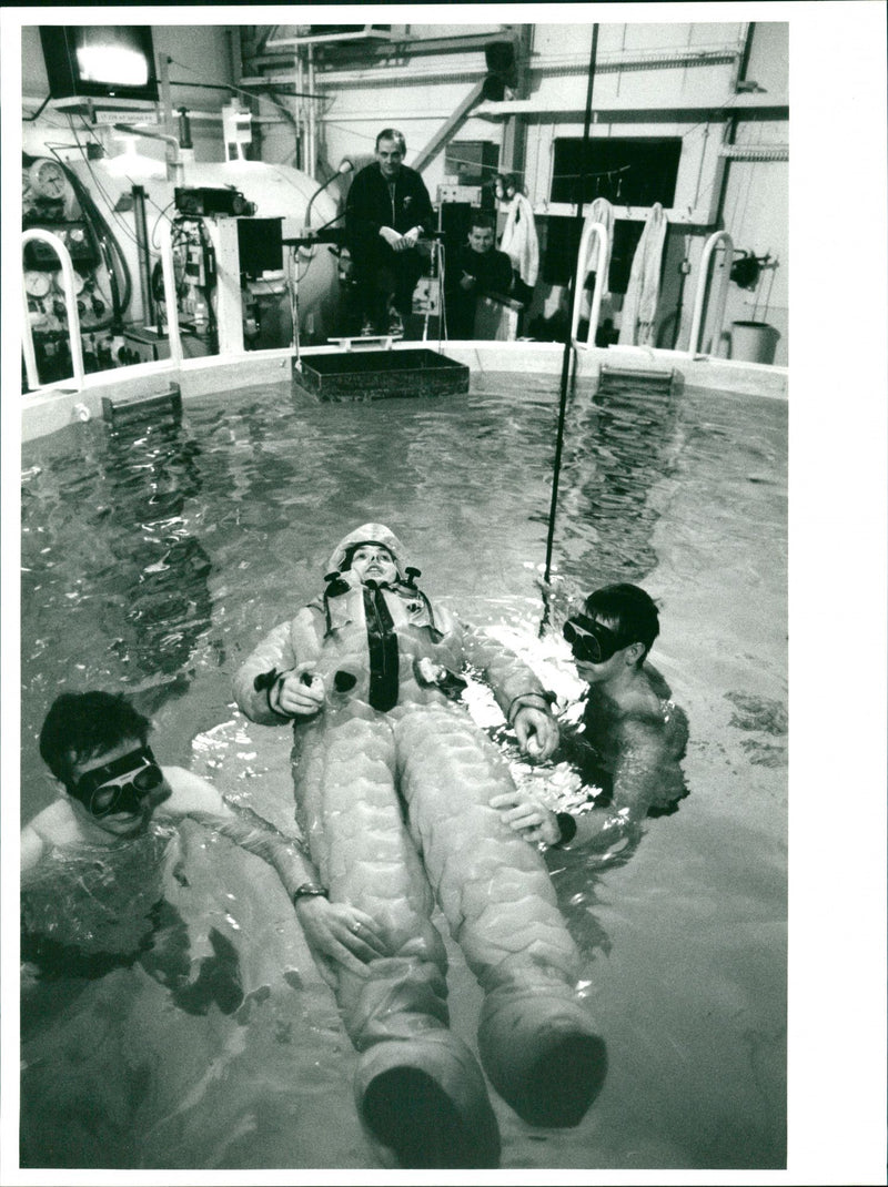 Royal Navy Divers - Vintage Photograph