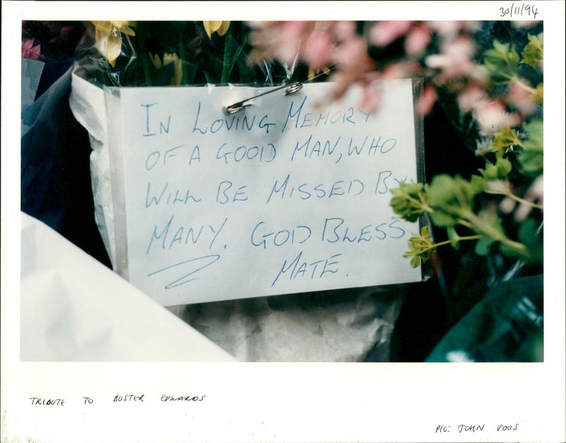 Buster Edwards - Vintage Photograph