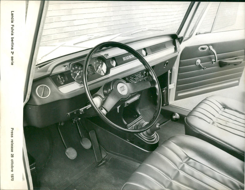 Lancia Fulvia Berlina II Series 1970. - Vintage Photograph