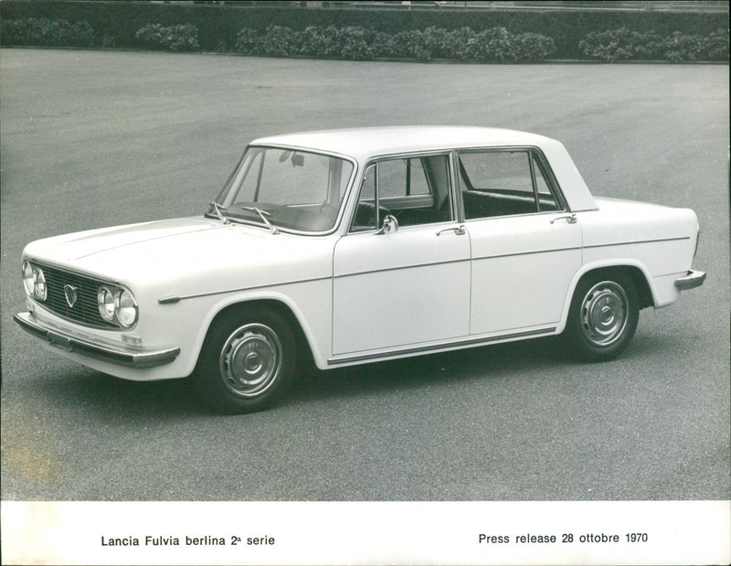 Lancia Fulvia Berlina II Series 1970. - Vintage Photograph