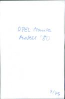 Opel Manta 1980 - Vintage Photograph