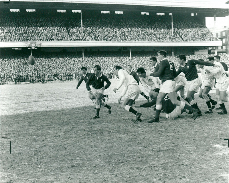 England vs Wales - Vintage Photograph