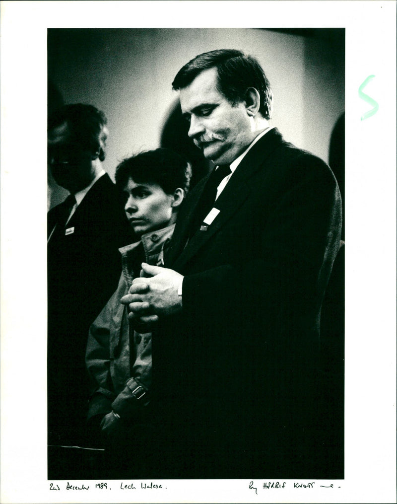Lech Walesa - Vintage Photograph