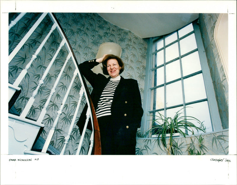Emma Nicholson MP - Vintage Photograph