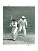 Cricket game - Vintage Photograph
