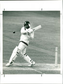 Cricket player - Vintage Photograph