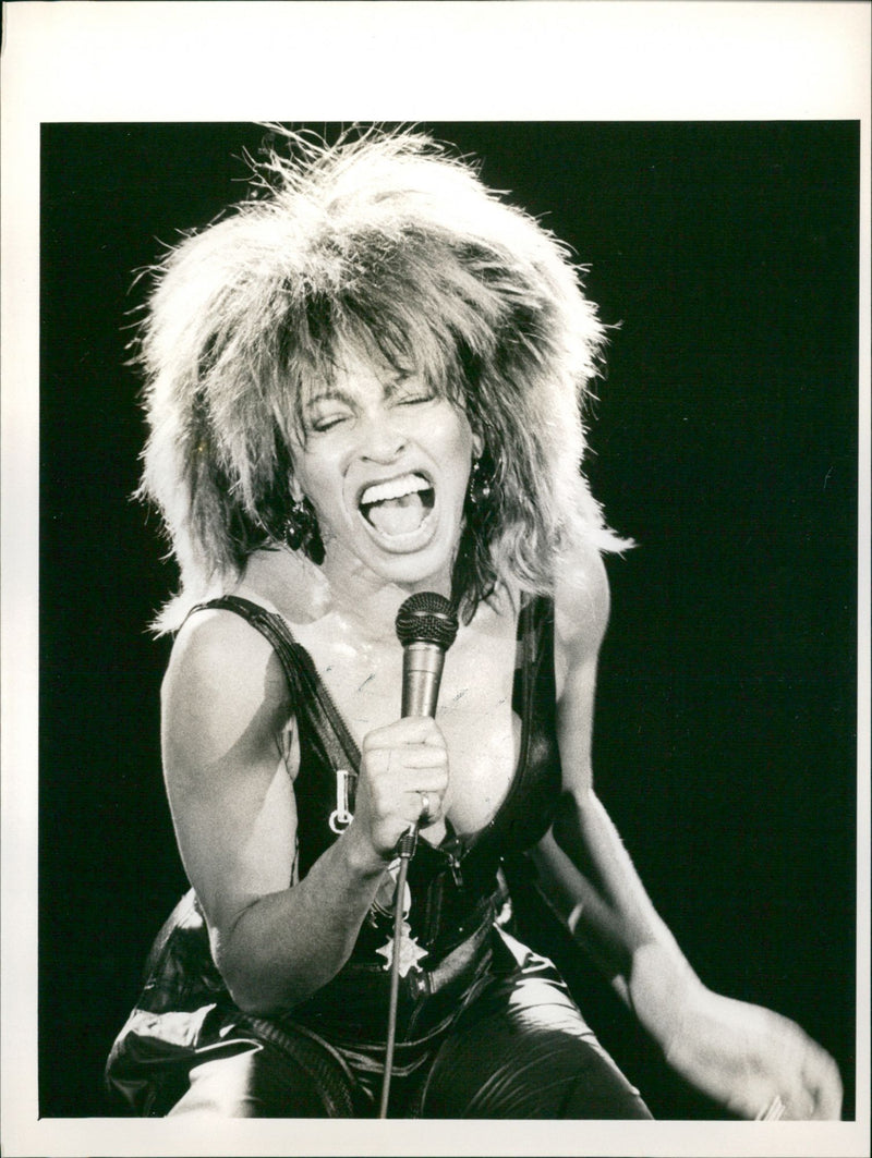 American-Swiss Singer Tina Turner - Vintage Photograph