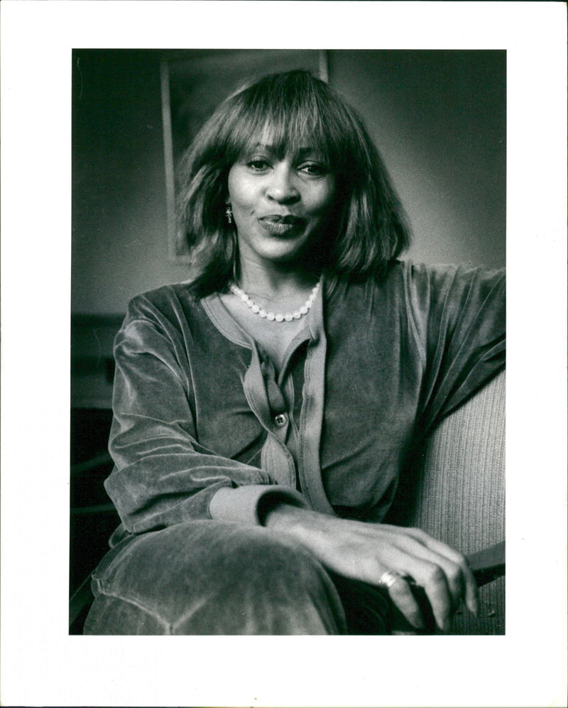 American-Swiss Singer Tina Turner - Vintage Photograph