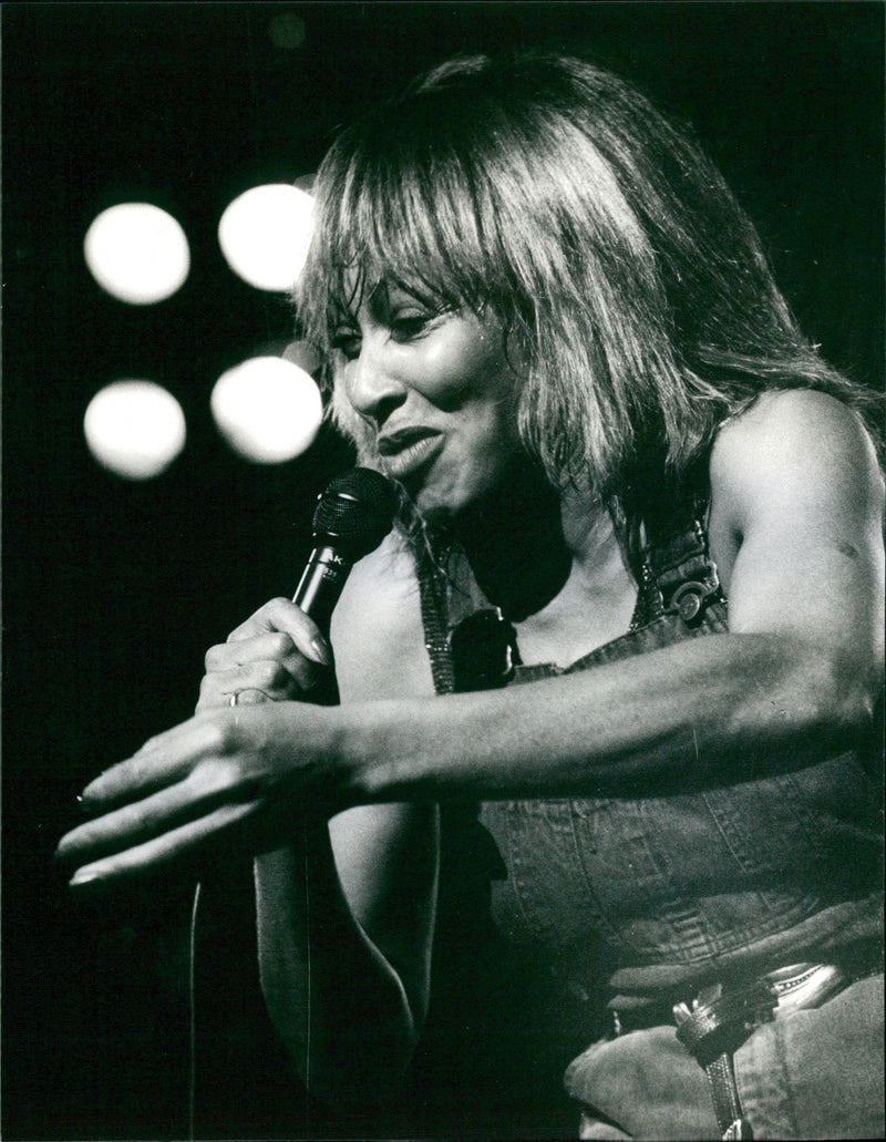 American-Swiss Singer Tina Turner - Vintage Photograph