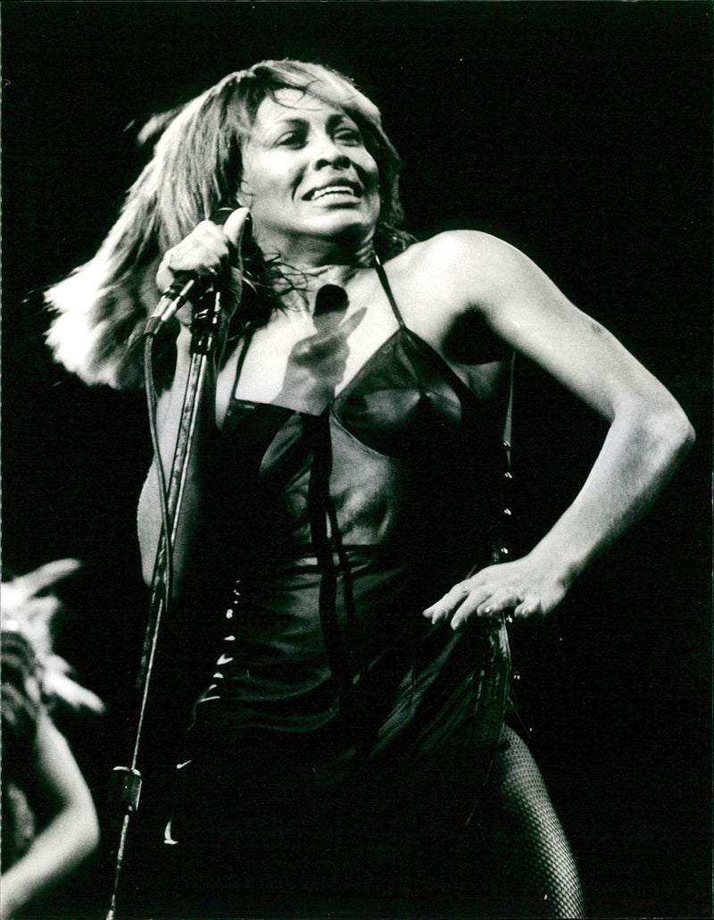 American-Swiss Singer Tina Turner - Vintage Photograph