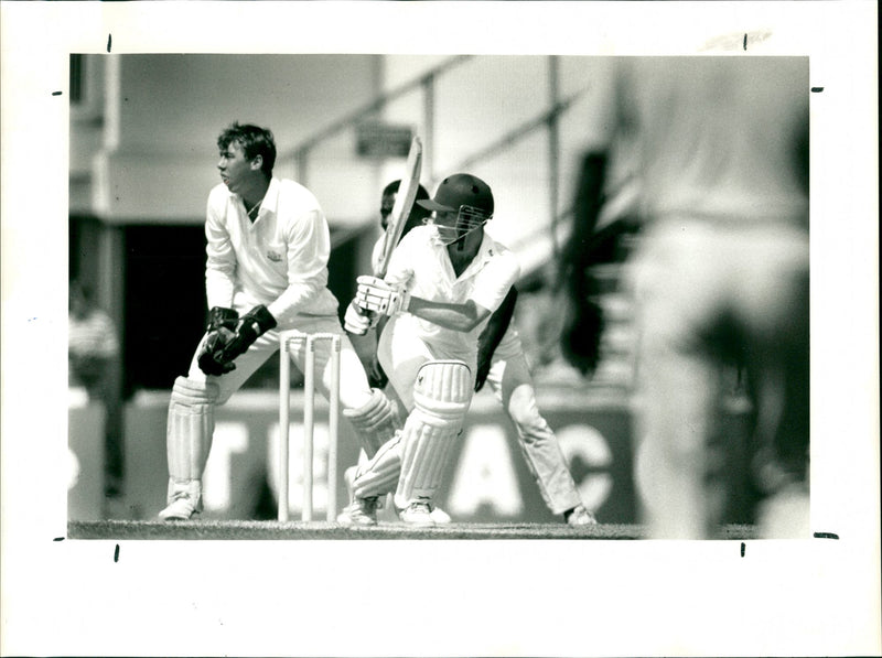 Cricket Game - Vintage Photograph