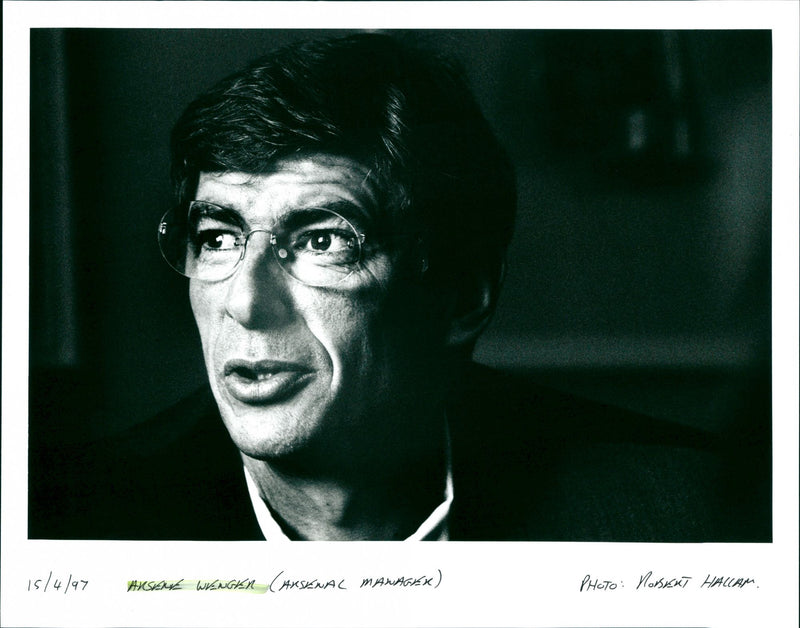 Arsene Wenger - Vintage Photograph