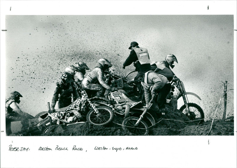 Weston Beach Race - Vintage Photograph