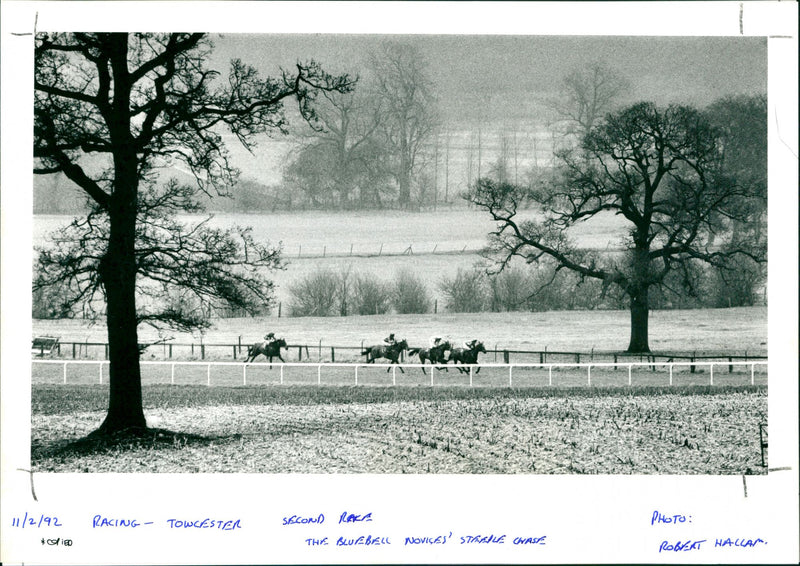 Racing -Towcester - Vintage Photograph