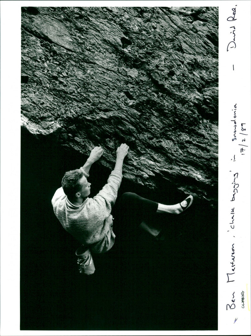 Climbing - Vintage Photograph