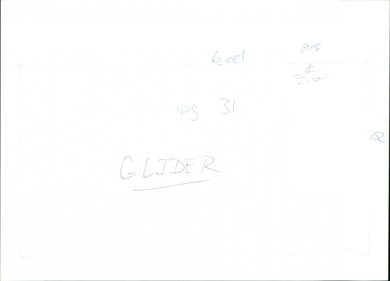 Glider - Vintage Photograph