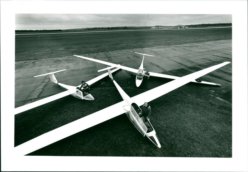 Gliders - Vintage Photograph