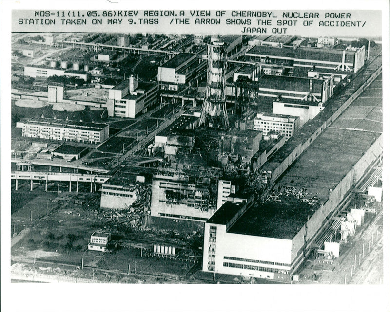 Chernobyl Nuclear Power Station - Vintage Photograph