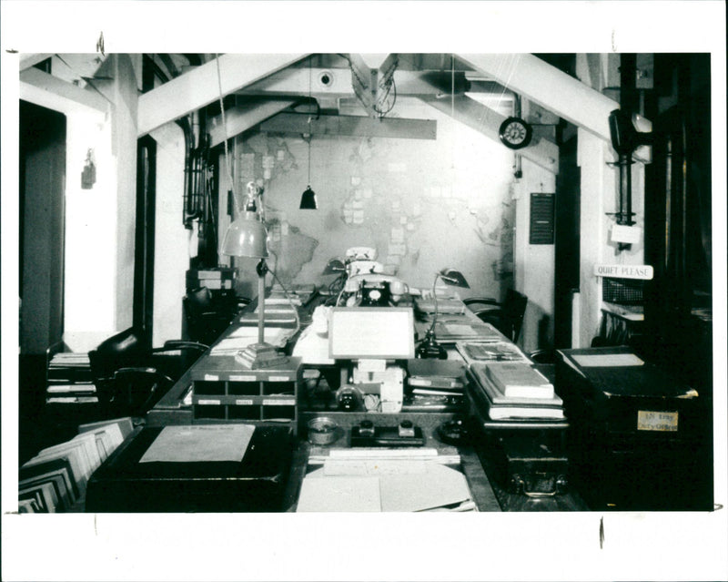 Cabinet War Rooms - Vintage Photograph