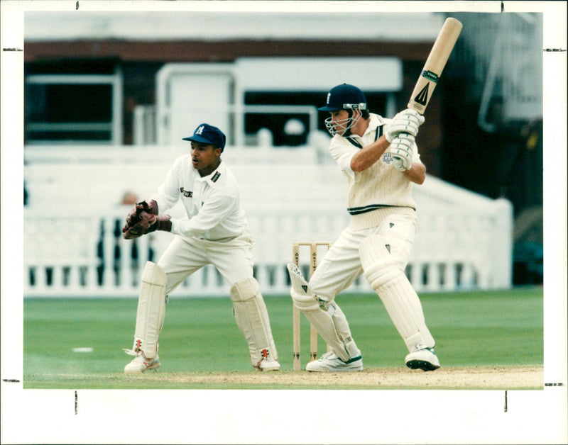 Cricket Game - Vintage Photograph