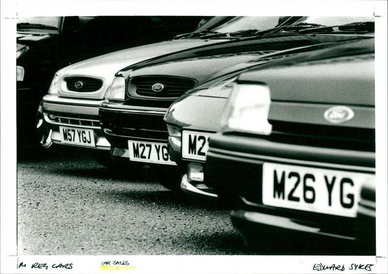 Car Sales - Vintage Photograph