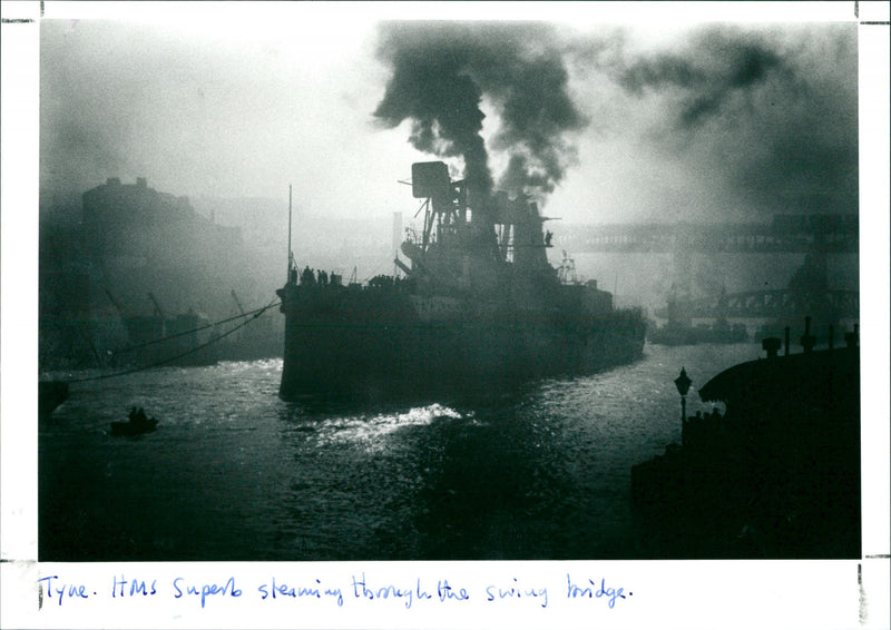 HMS Superb - Vintage Photograph