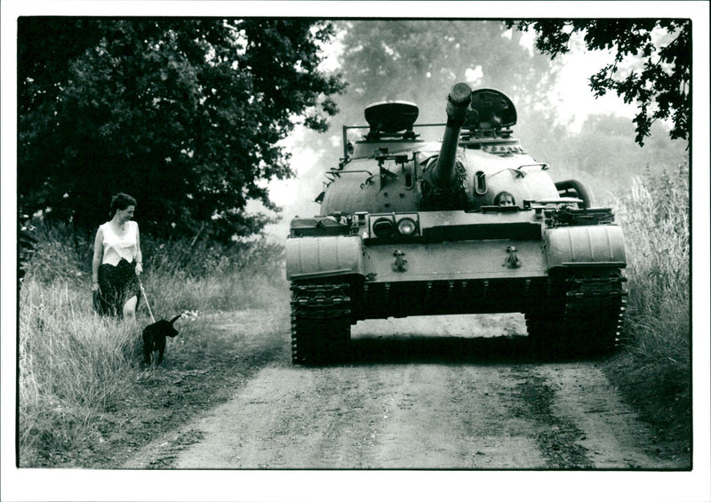 Military Tank - Vintage Photograph