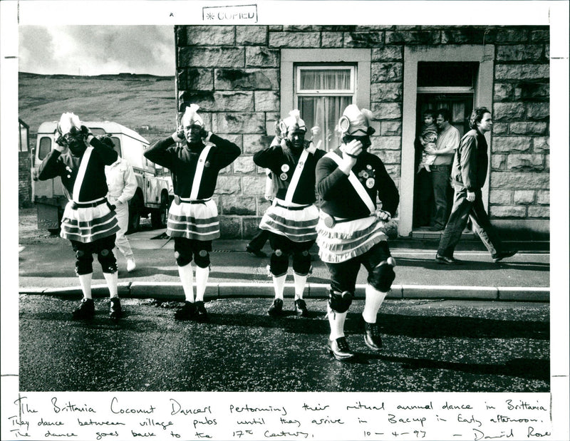 Brittania Coconut Dancers - Vintage Photograph