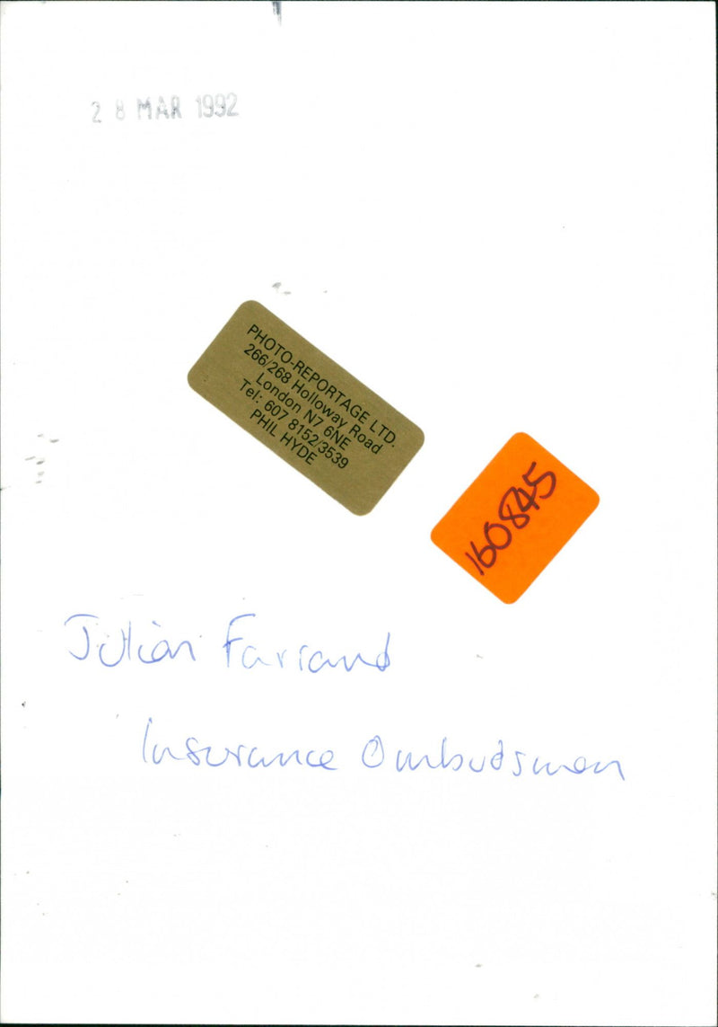 Julian Farland - Vintage Photograph