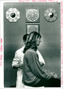 Meditating at The 'Healing Arts' - Vintage Photograph