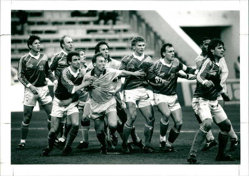 Soccer players - Vintage Photograph