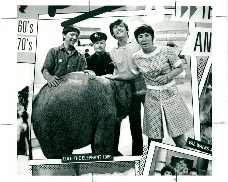 Lulu the Elephant 1969 - Vintage Photograph
