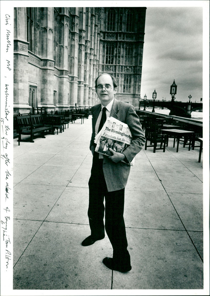 Chris Mullin MP - Vintage Photograph
