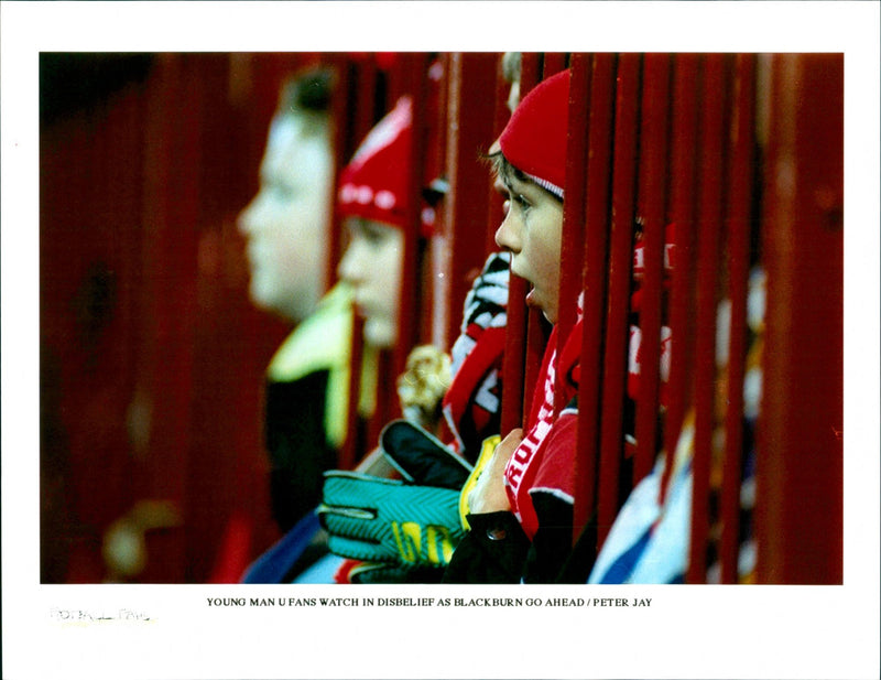 Football Fans - Vintage Photograph