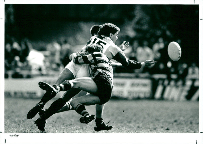 Rugby Game - Vintage Photograph