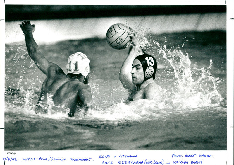 Water-Polo/6 Nations Tournament - Vintage Photograph