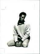 A male model in casual wear - Vintage Photograph