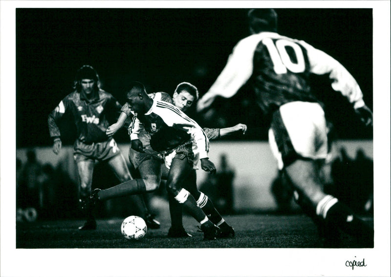 Football game - Vintage Photograph