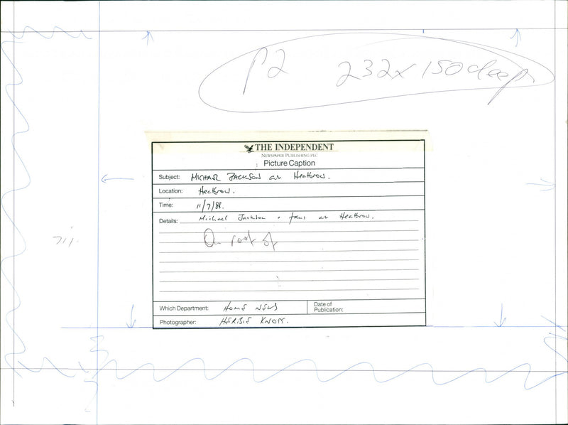 Michael Jackson - Vintage Photograph