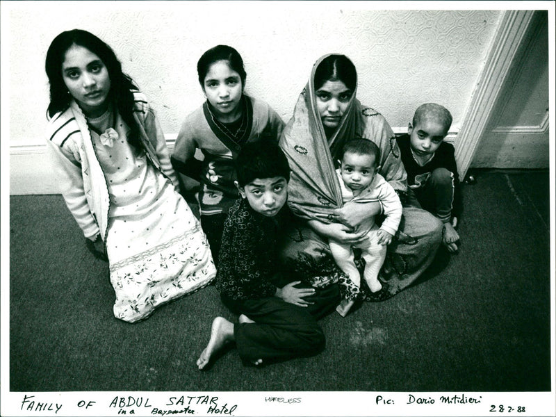 Homeless - Vintage Photograph