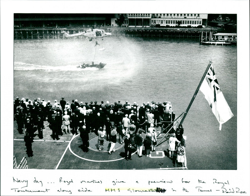 HMS Gloucester - Vintage Photograph