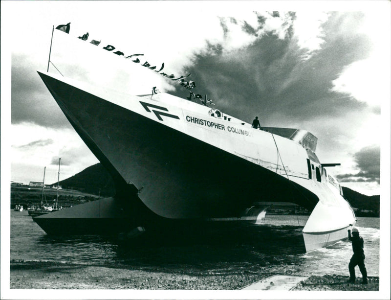 Christopher Columbus ship - Vintage Photograph